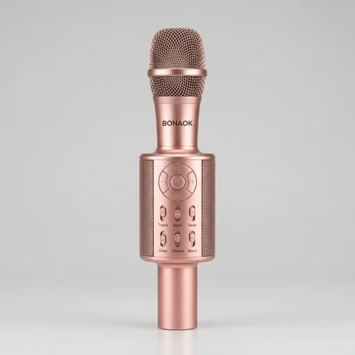 BONAOK Wireless Bluetooth Karaoke Microphone