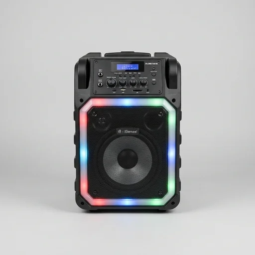 iDance Cube 500 Karaoke Speaker with Lights