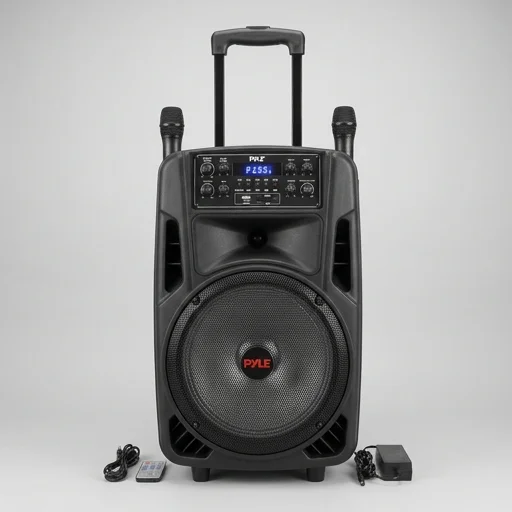 Pyle PKRK13 Bluetooth Karaoke PA Speaker System