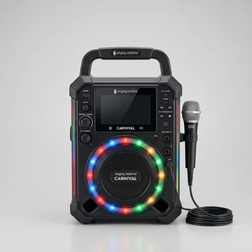 Singing Machine Carnival Portable Karaoke Machine